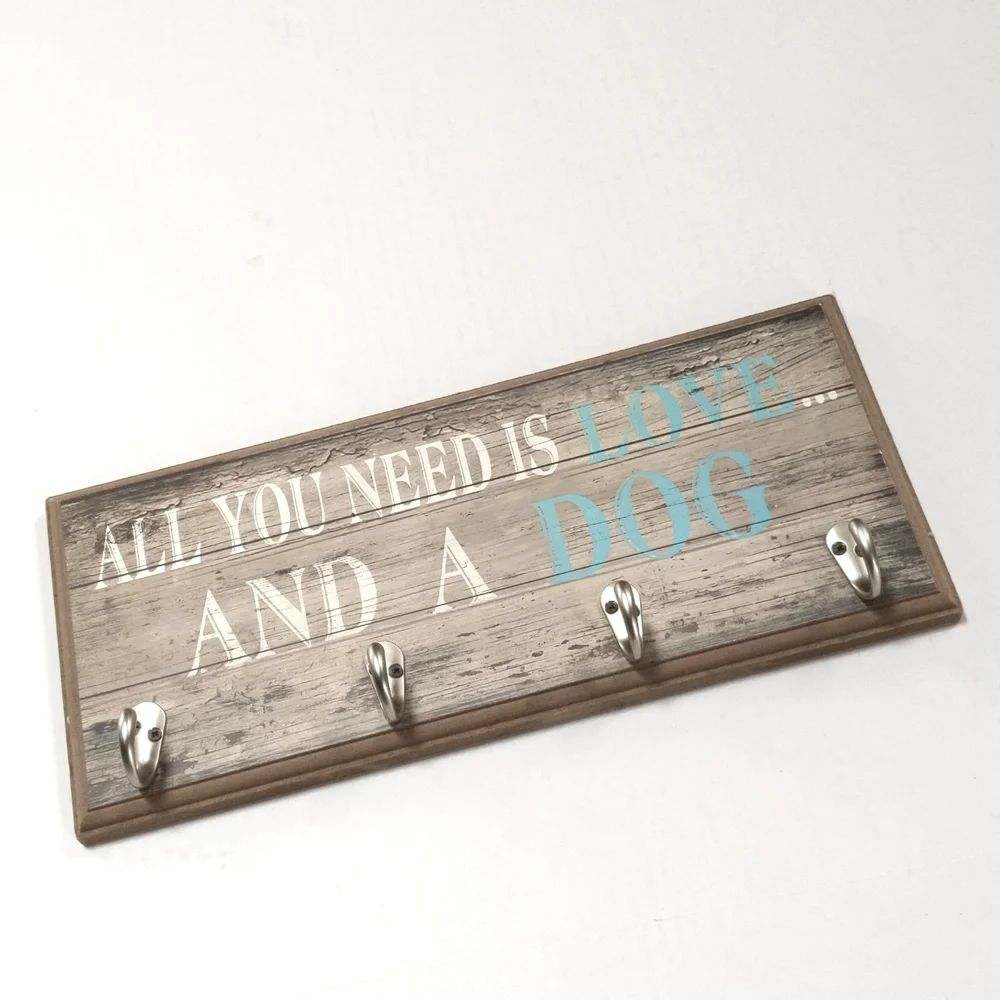 Key/coat hooks wall decor.
